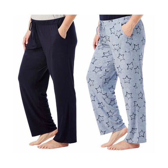 LUCKY BRAND 2-Pack Pajama Pants Women's Size Small Lounge Drawstring Pockets NWT - Picture 3 of 8